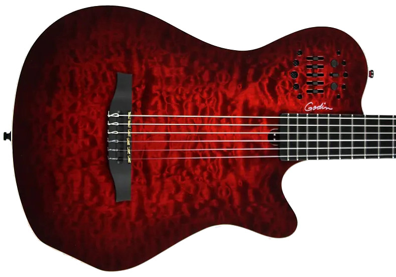 Godin Multiac Nylon ACS SA Grand Concert Quilted Maple Godin Multiac Nylon ACS SA Grand Concert Quilted Maple