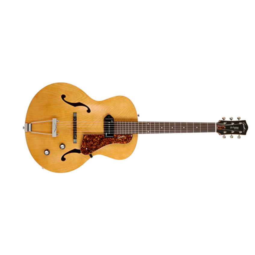 Godin 5th Avenue Kingpin P90 +etui - Natural - Jazz acoustic guitar - Main picture