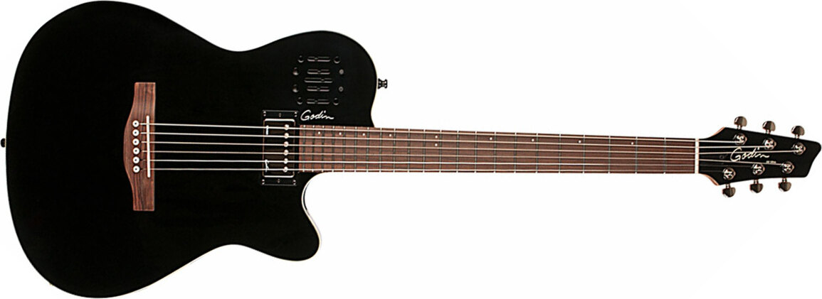 Godin A6 Ultra Rw +housse - Black - Electro acoustic guitar - Main picture