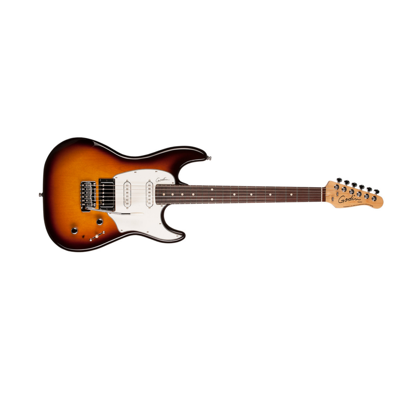 Godin Double Cutaway Session Rw - Vintage Burst Hg - Str shape electric guitar - Main picture