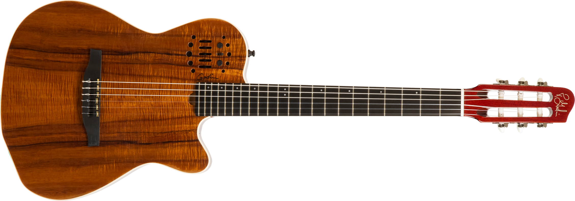 Godin Multiac Nylon Acs Koa Extreme +housse - Natural Hg - Classical guitar 4/4 size - Main picture