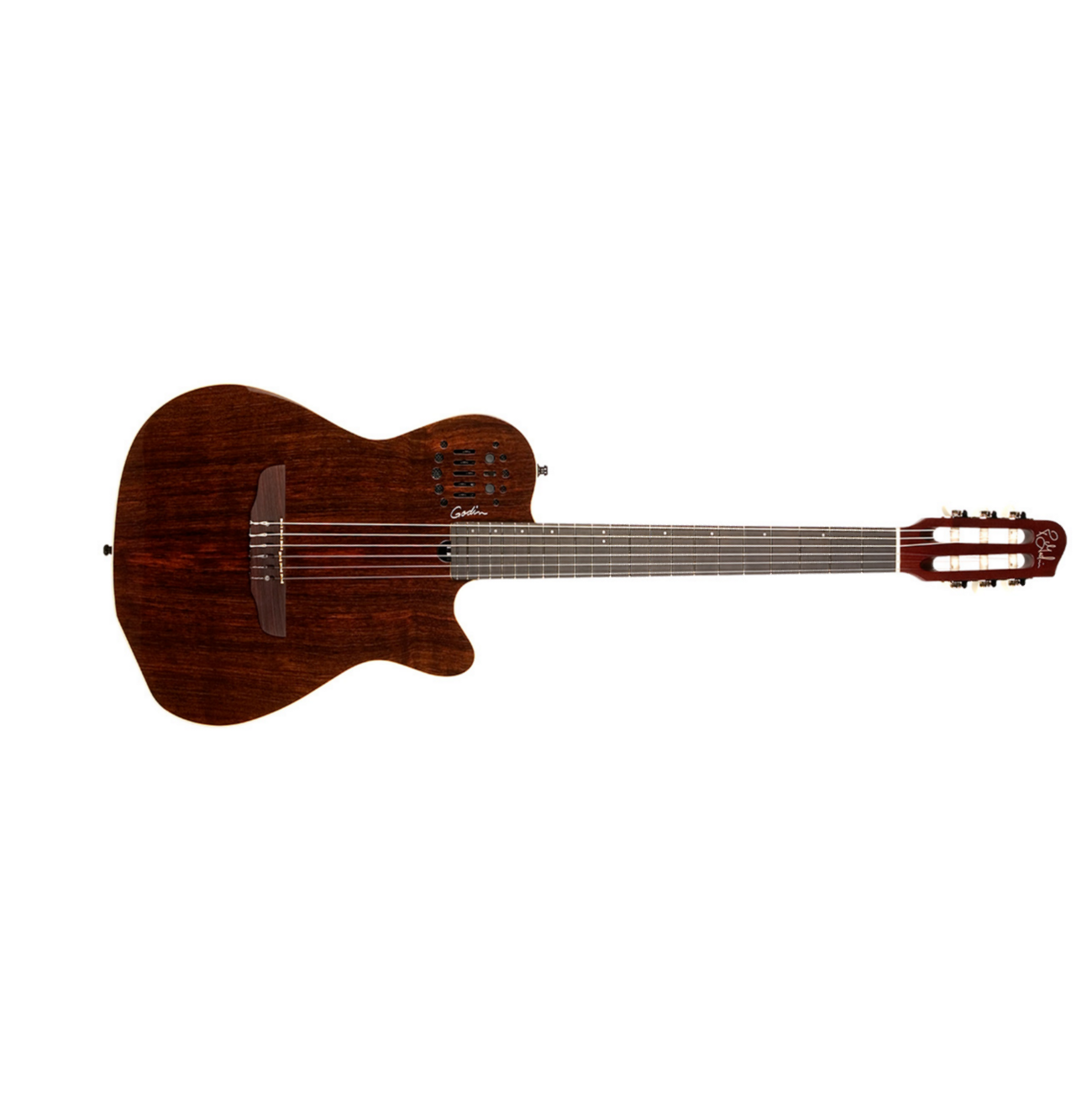 Godin Multiac Nylon Acs Sa Rosewood Synth Access +housse - Natural - Classical guitar 4/4 size - Main picture