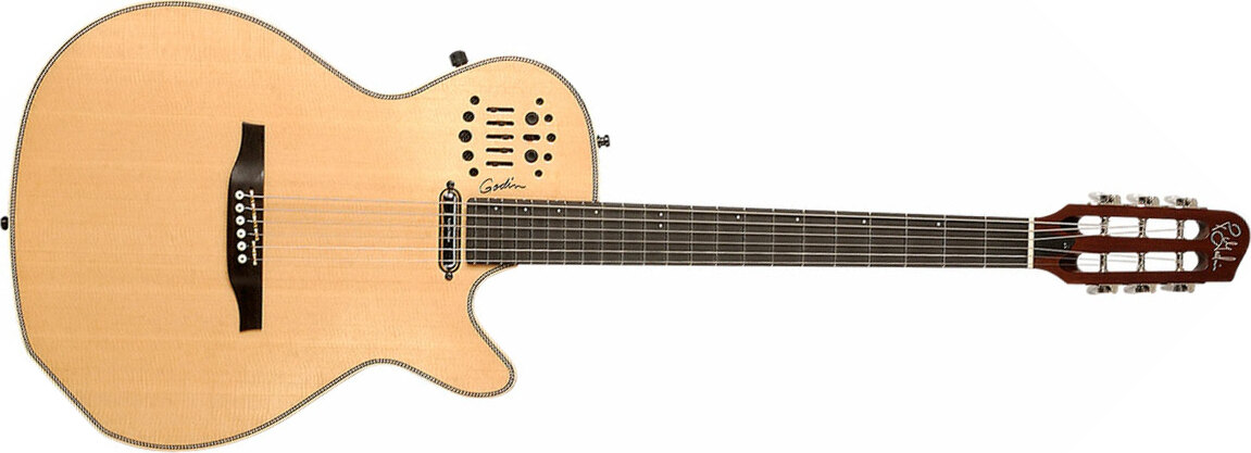 Godin Multiac Steel Spectrum Sa Synth Access Ric +housse - Natural - Acoustic guitar & electro - Main picture