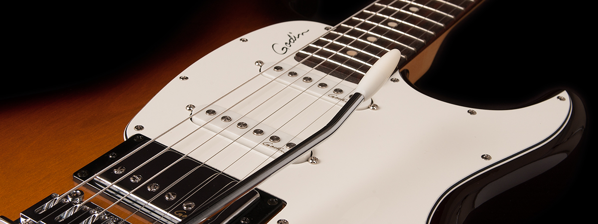 Godin Double Cutaway Session Rw - Vintage Burst Hg - Str shape electric guitar - Variation 4