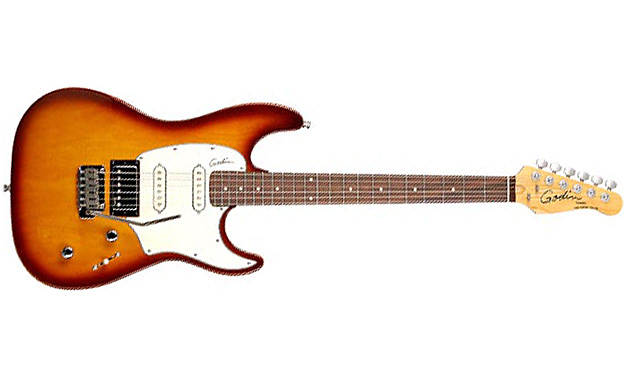 Godin Double Cutaway Session Hss Rw - Lightburst Hg - Str shape electric guitar - Variation 4