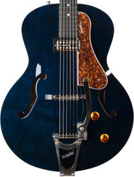 Hollow-body electric guitar Godin 5th Avenue Nightclub - Indigo blue