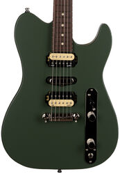 Tel shape electric guitar Godin Radium - Matte green