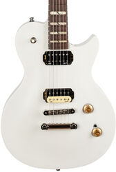 Single cut electric guitar Godin Summit Classic HT - Trans white