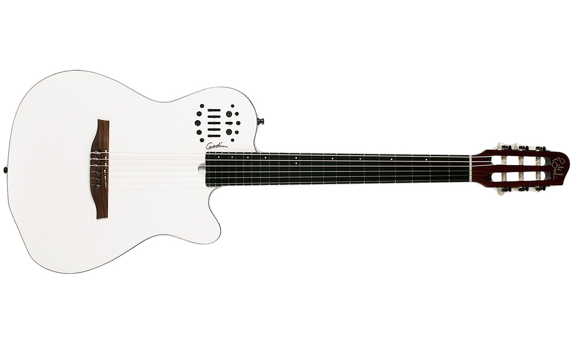 Godin Multiac Nylon Acs Sa Synth Access +housse - White - Classical guitar 4/4 size - Variation 1