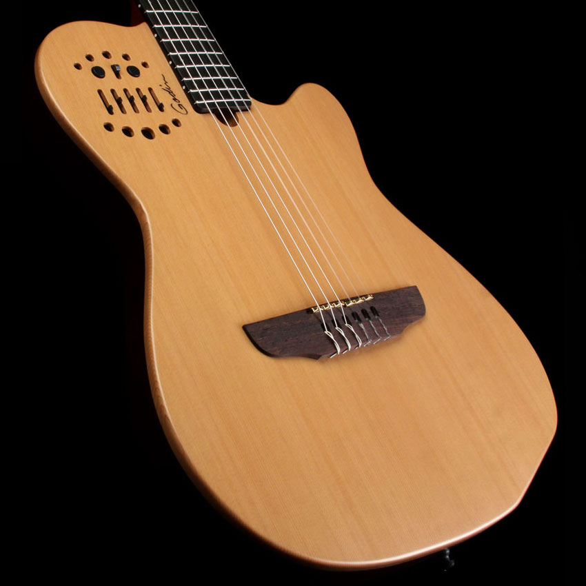 Godin Multiac Nylon Acs Sa Slim Synth Access +housse - Natural - Classical guitar 4/4 size - Variation 2