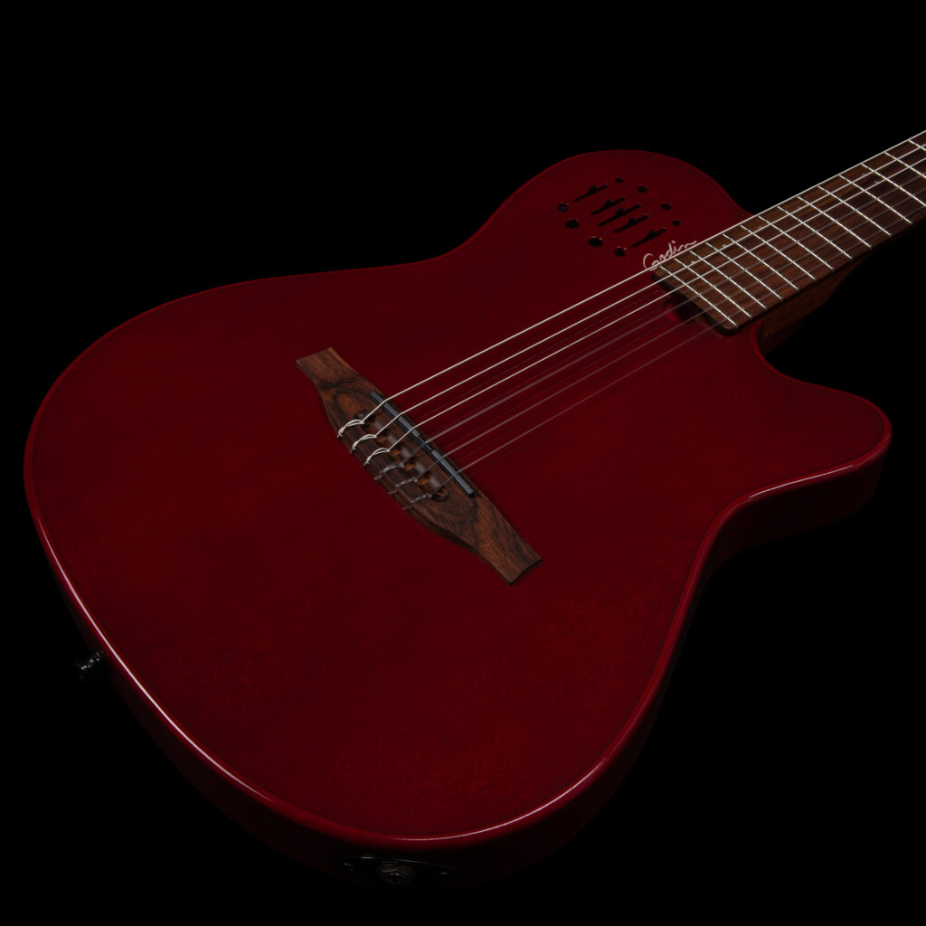 Godin Multiac Nylon Mundial Cw Cedre Acajou Rw - Aztec Red - Acoustic guitar & electro - Variation 2