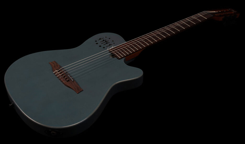 Godin Multiac Nylon Mundial Cw Cedre Acajou Rw - Arctik Blue - Acoustic guitar & electro - Variation 2