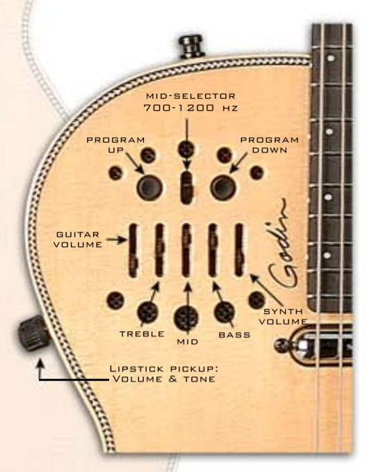 Godin Multiac Steel Spectrum Sa Synth Access Ric +housse - Natural - Acoustic guitar & electro - Variation 5