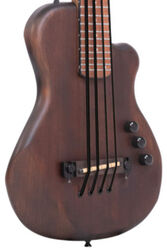 Solid body electric bass Gold tone Micro Bass - Natural