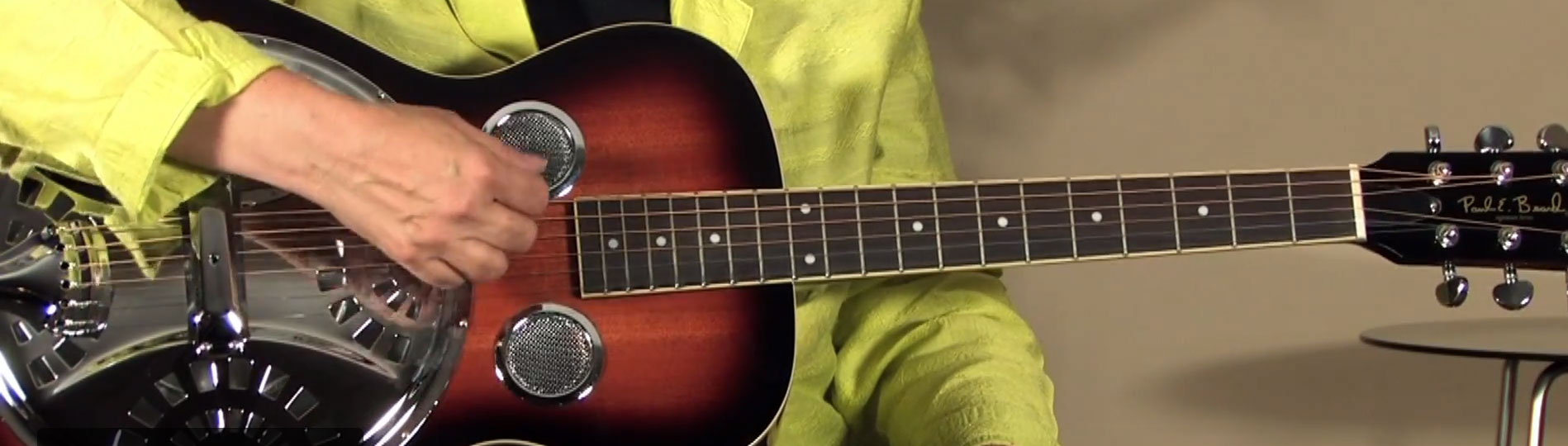 Gold Tone Paul Beard Pbr Roundneck Resonator Guitar Tout Acajou +etui - Sunburst - Dobro resonator - Variation 1