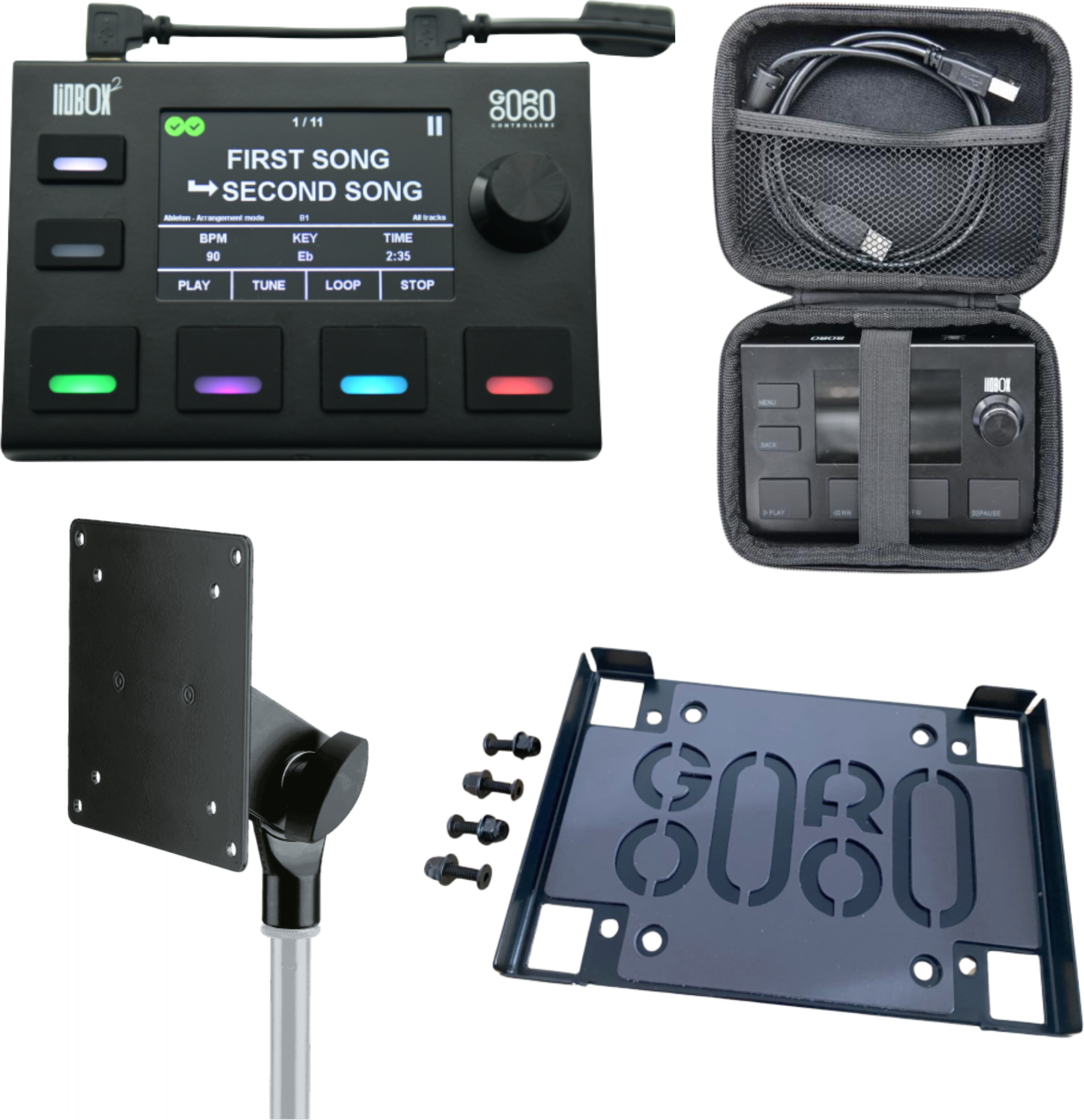 Gooroo Controllers Liobox 2 + Cocoon + Lio-base + Adaptateur Vesa - Midi controller - Main picture