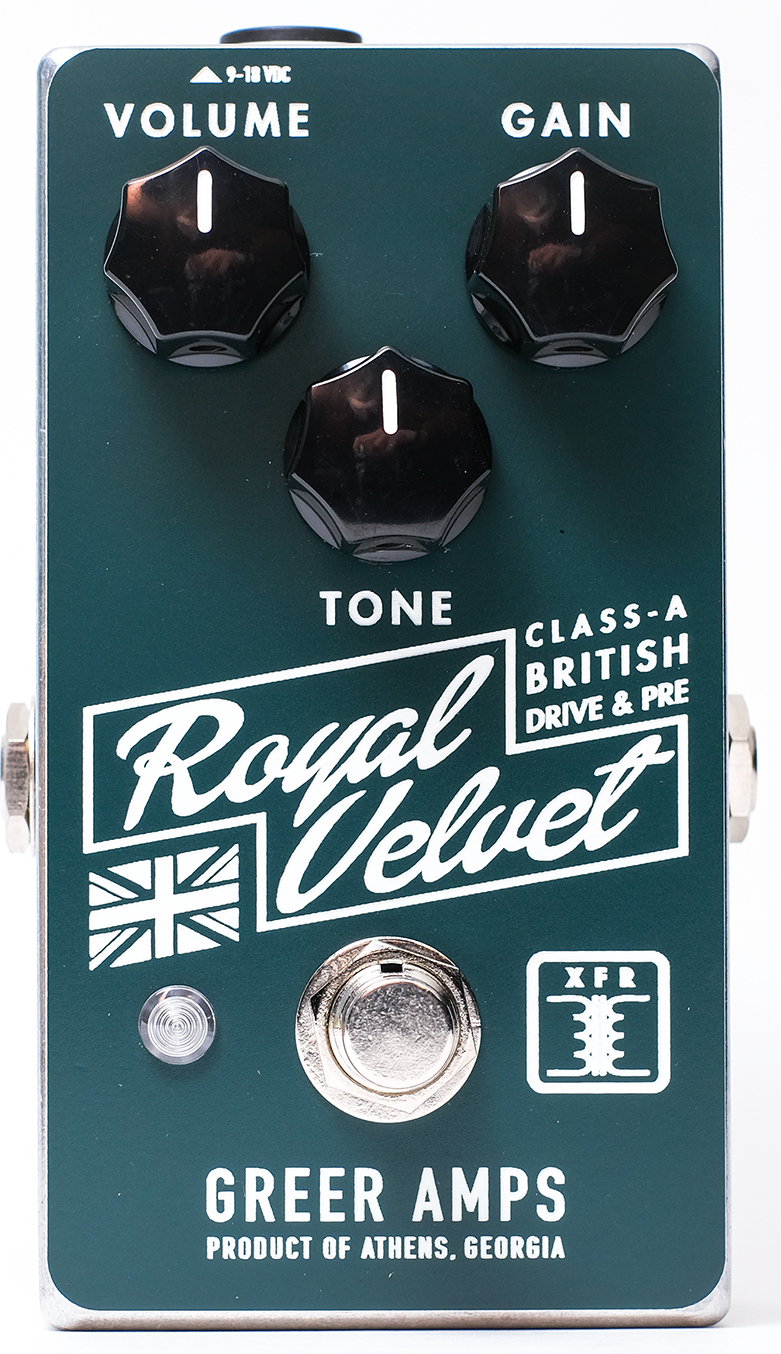Greer Amps Royal Velvet Overdrive - Overdrive, distortion & fuzz effect pedal - Main picture