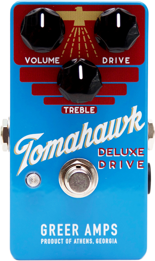Greer Amps Tomahawk Deluxe Drive - Reverb, delay & echo effect pedal - Main picture