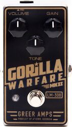 Overdrive, distortion & fuzz effect pedal Greer amps Gorilla Warfare MKII Distortion