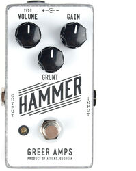 Overdrive, distortion & fuzz effect pedal Greer amps Hammer