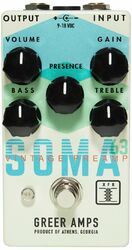 Electric guitar preamp Greer amps Soma 63 Preamp