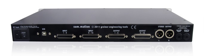 Greiner Engineering Sum Mation - Effects processor - Variation 2