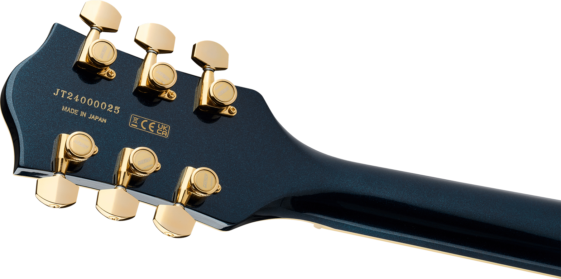 Gretsch Broadkaster Jr Lx Center Block Dc Bigsby Pro. Jap 2h Trem Eb - Midnight Sapphire - Semi-hollow electric guitar - Variation 3