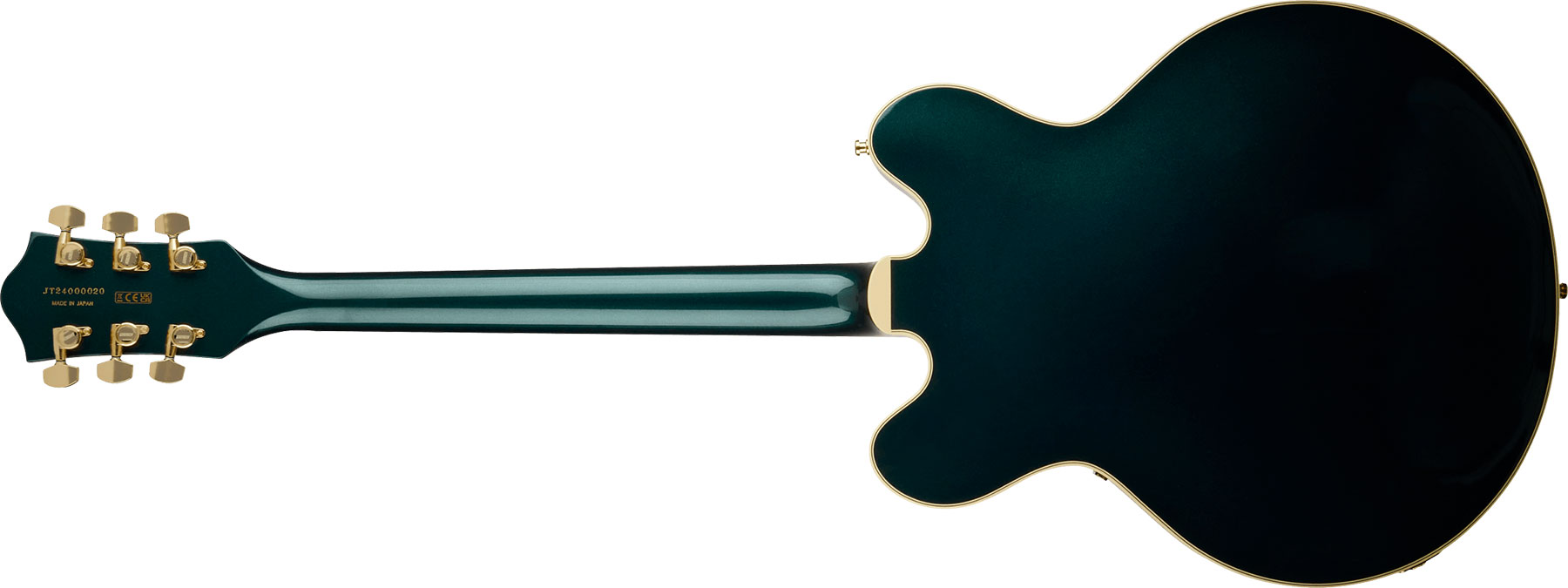 Gretsch Broadkaster Lx Center Block Dc Bigsby Gh Pro. Jap 2h Trem Eb - Cadillac Green - Semi-hollow electric guitar - Variation 1