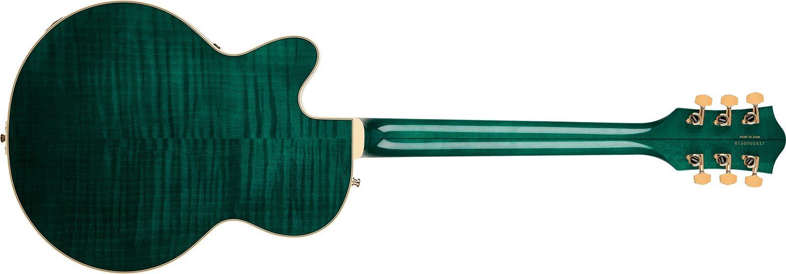 Gretsch Broadkaster Lx Jr Center Block Bigsby Gh Pro. Jap 2h Trem Eb - Tropic Aura - Semi-hollow electric guitar - Variation 1