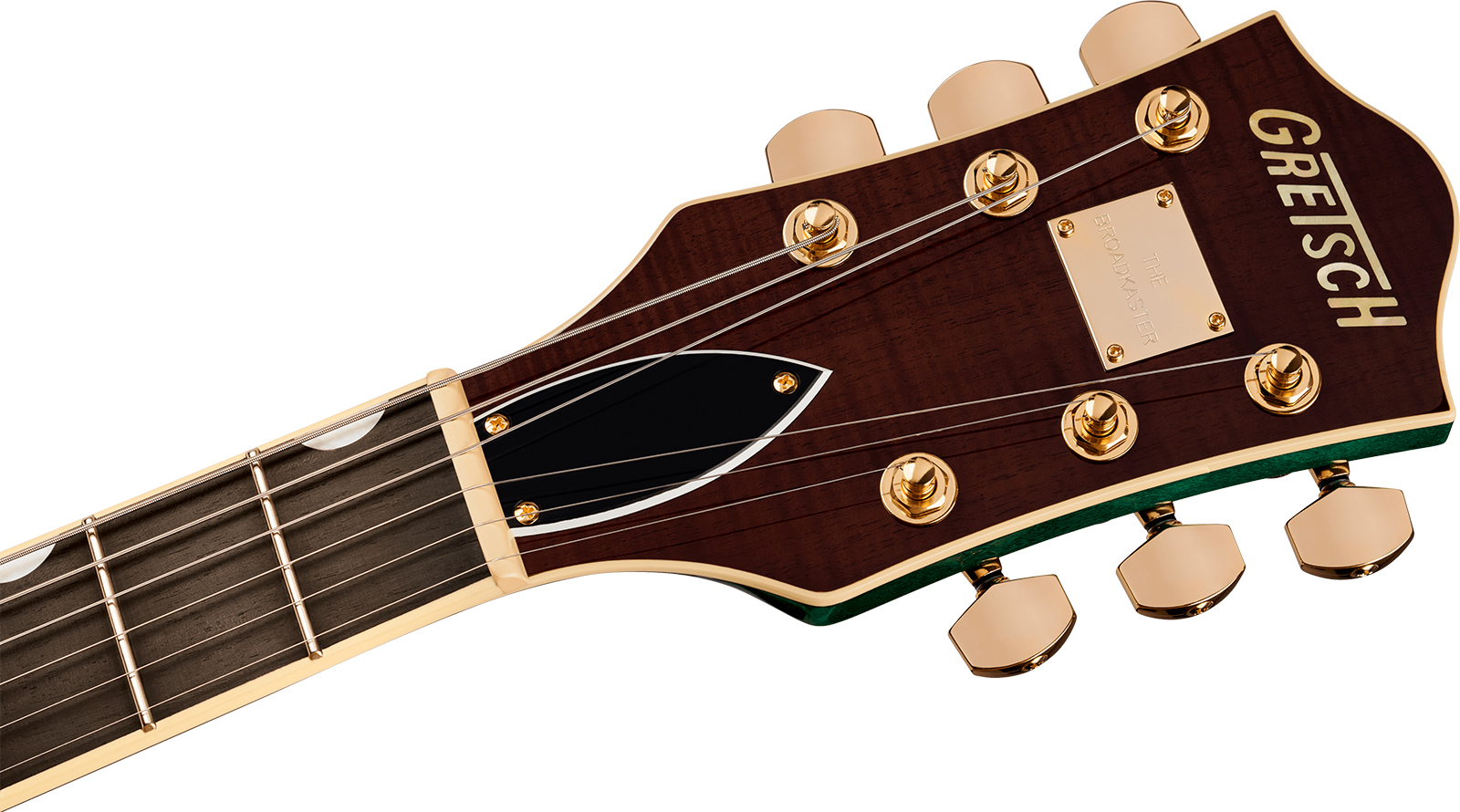 Gretsch Broadkaster Lx Jr Center Block Bigsby Gh Pro. Jap 2h Trem Eb - Tropic Aura - Semi-hollow electric guitar - Variation 3