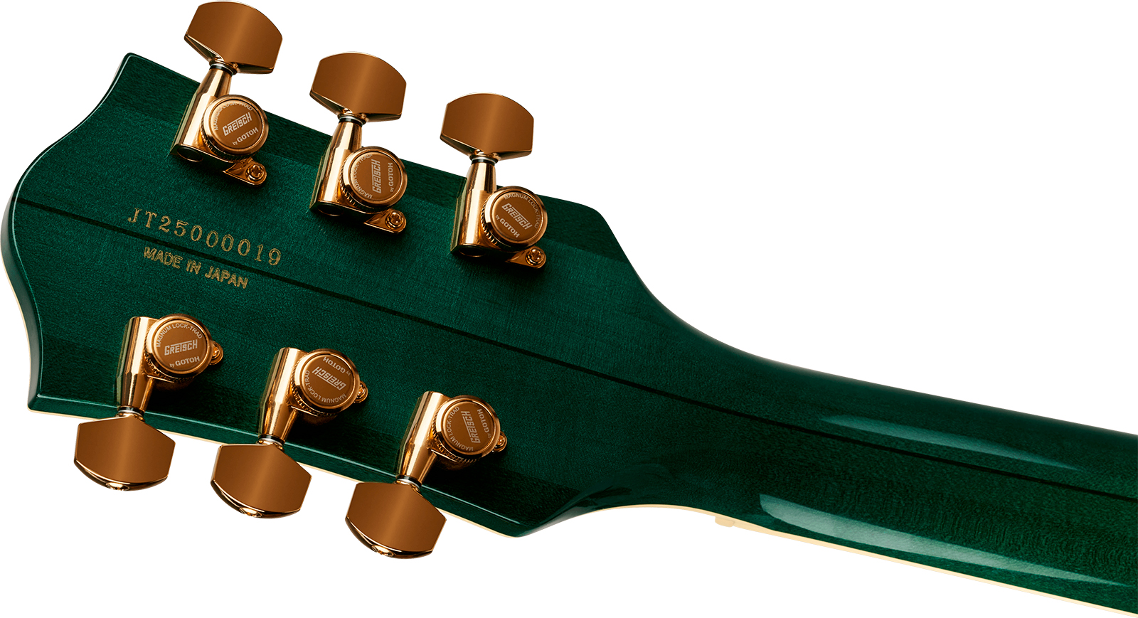 Gretsch Broadkaster Lx Jr Center Block Bigsby Gh Pro. Jap 2h Trem Eb - Tropic Aura - Semi-hollow electric guitar - Variation 4