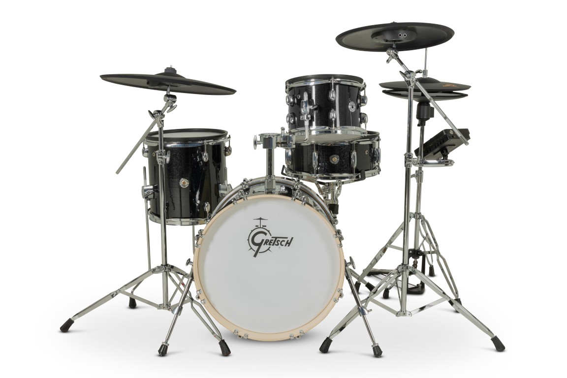 Gretsch Catalina Evo 4 Pc Kit Black Sparkle - Electronic drum kit & set - Variation 1