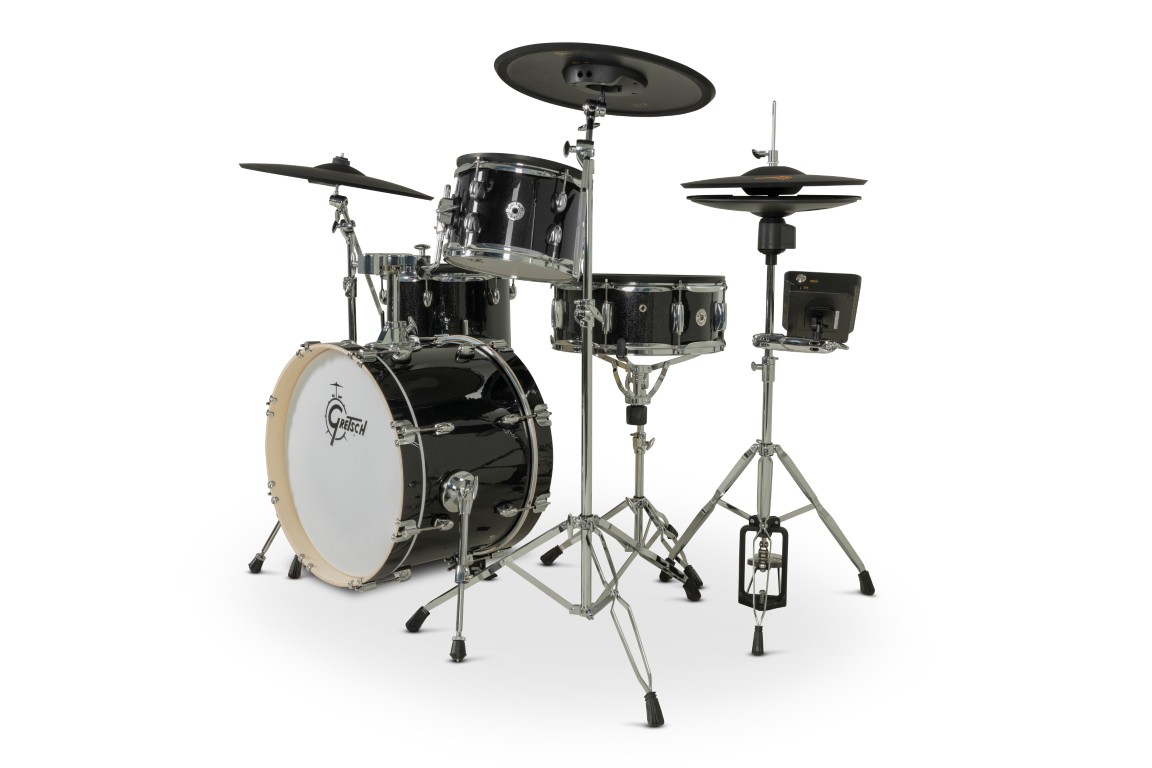Gretsch Catalina Evo 4 Pc Kit Black Sparkle - Electronic drum kit & set - Variation 2
