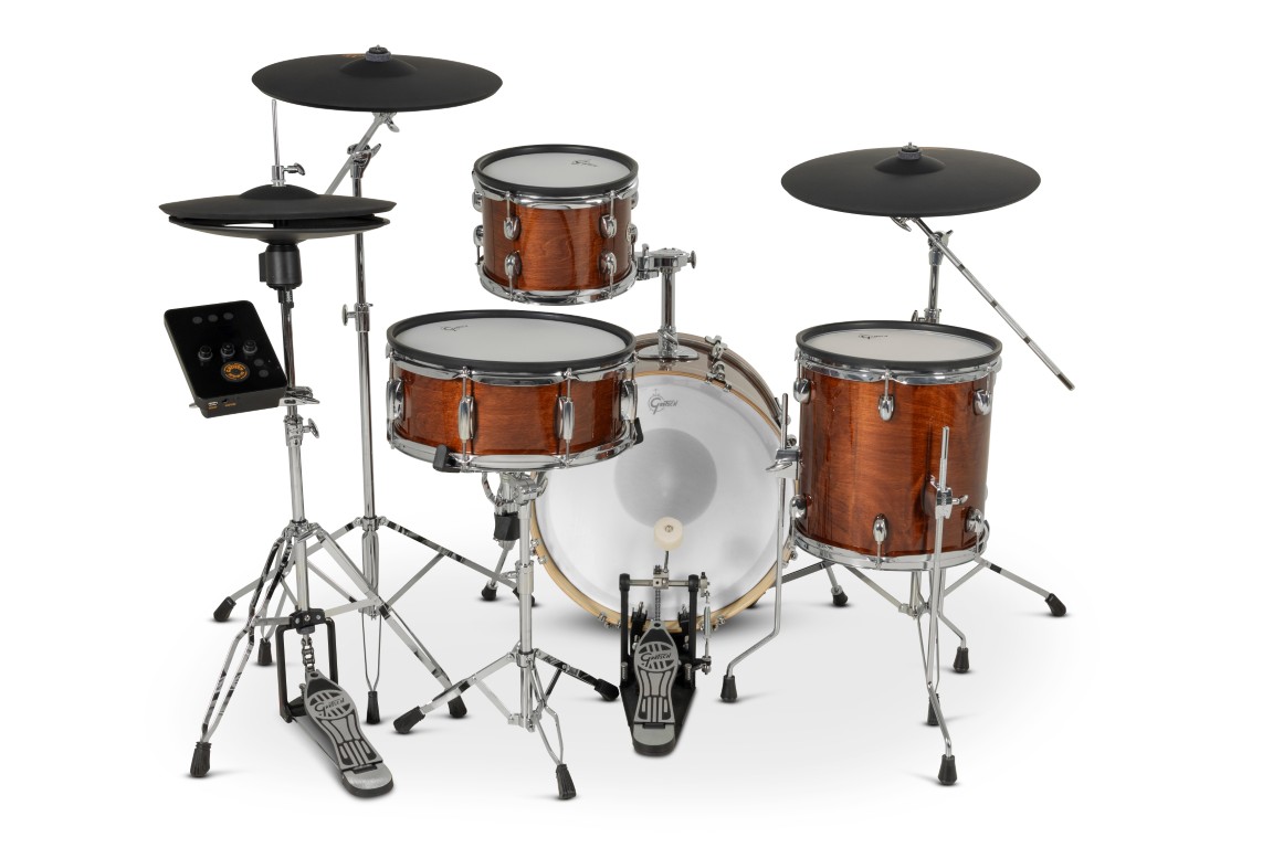 Gretsch Catalina Evo 4 Pc Kit Walnut Glaze - Electronic drum kit & set - Variation 6