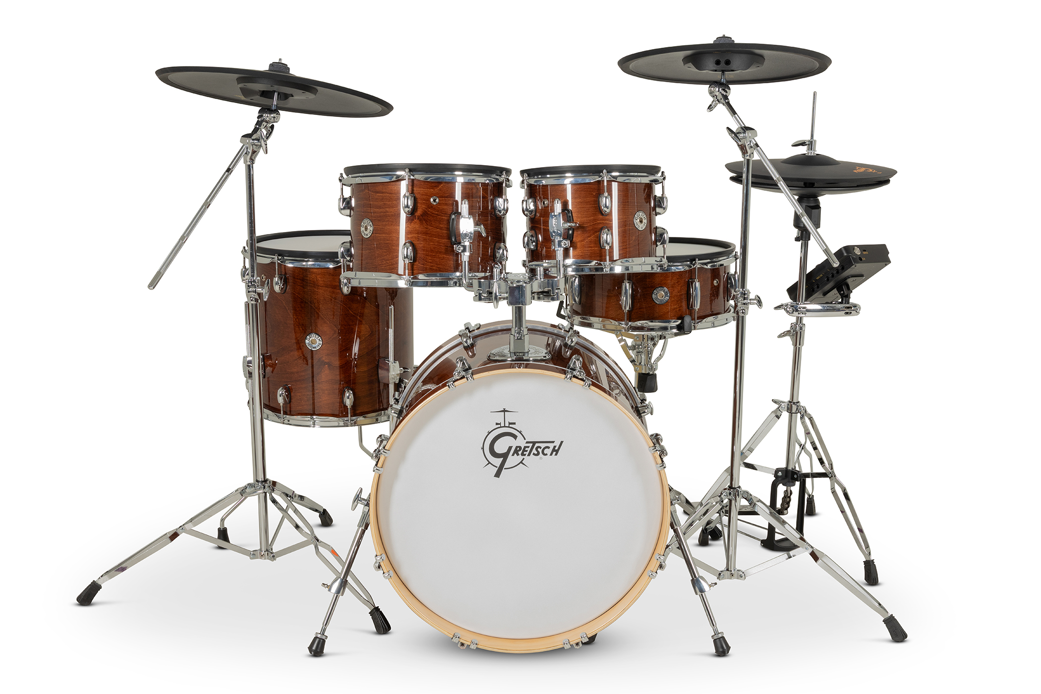 Gretsch Catalina Evo 5 Pc Kit Walnut Glaze - Electronic drum kit & set - Variation 1