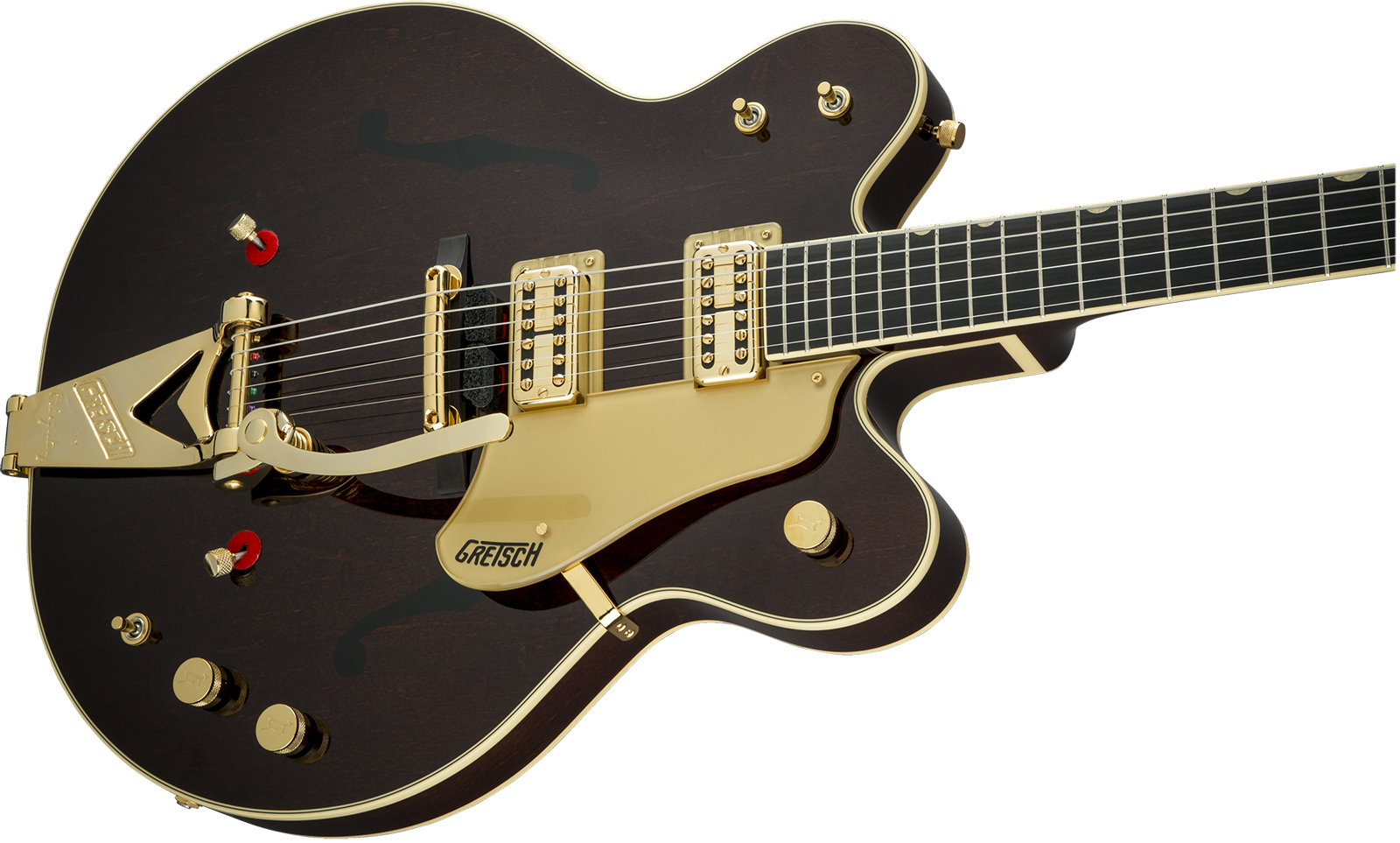 Gretsch Chet Atkins G6122t-62 1962 Country Gentleman Hollow Bigsby Vint.select Ed. Pro Jap 2h Trem Rw - Walnut Stain - Hollow-body electric guitar - V