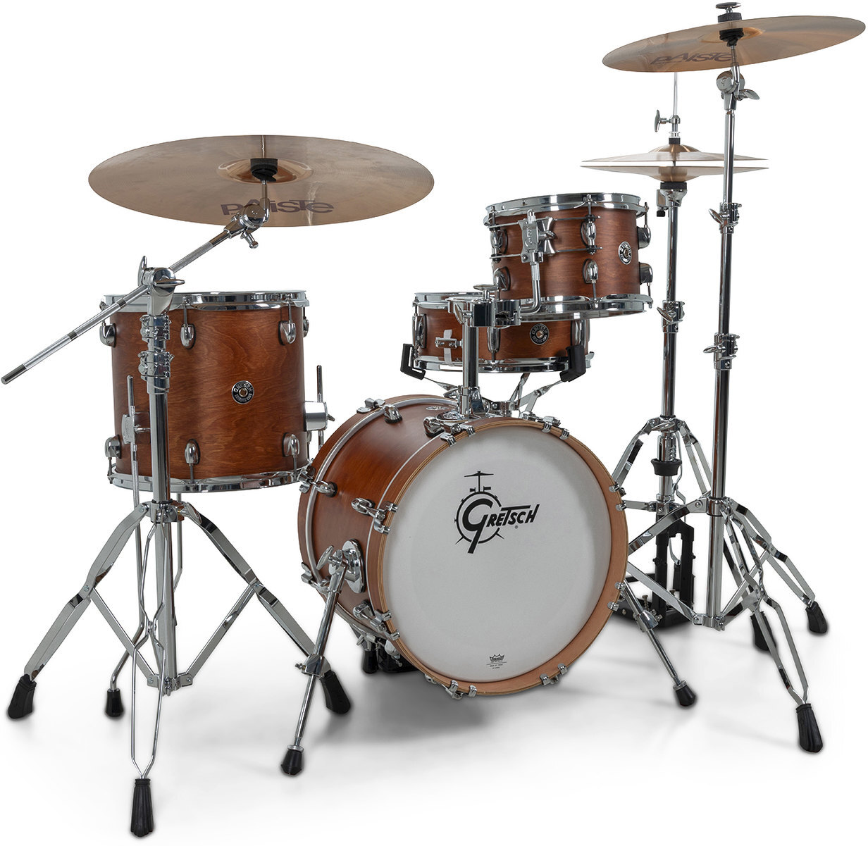 Gretsch Catalina Club - 4 FÛts - Satin Walnut Glaze - Studio drum kit - Main picture