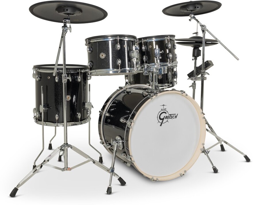 Gretsch Catalina Evo 5 Pc Kit Black Sparkle - Electronic drum kit & set - Main picture