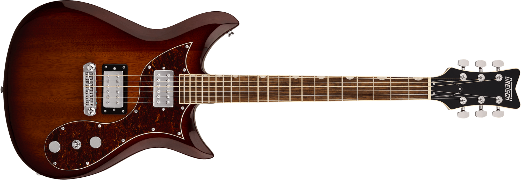 Gretsch Cvt Dc Wraparound Electromatic 2h Ht Lau - Havana Burst - Double cut electric guitar - Main picture