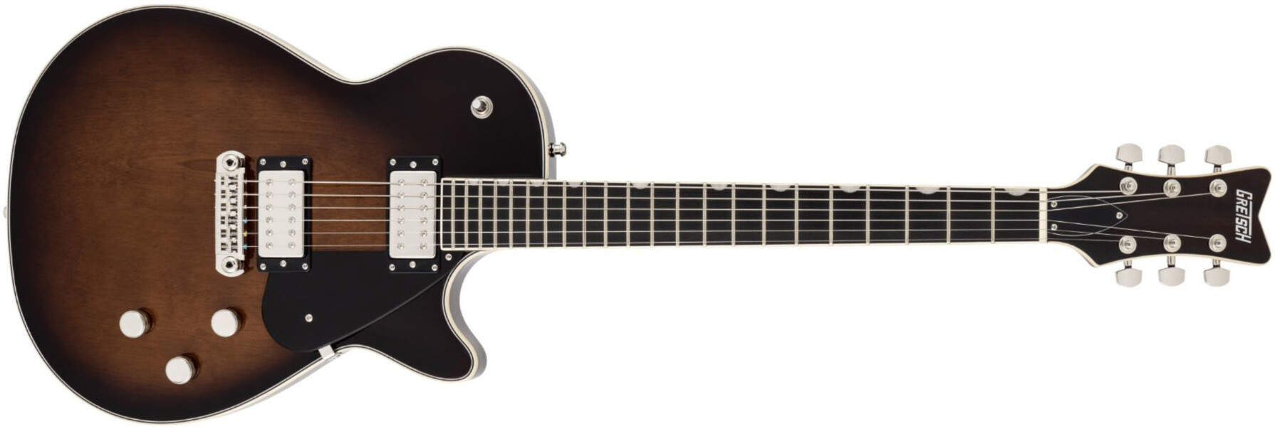 Gretsch Electromatic Premier Jet 2h Ht Eb - 18/03 - Robusto Burst - Single cut electric guitar - Main picture