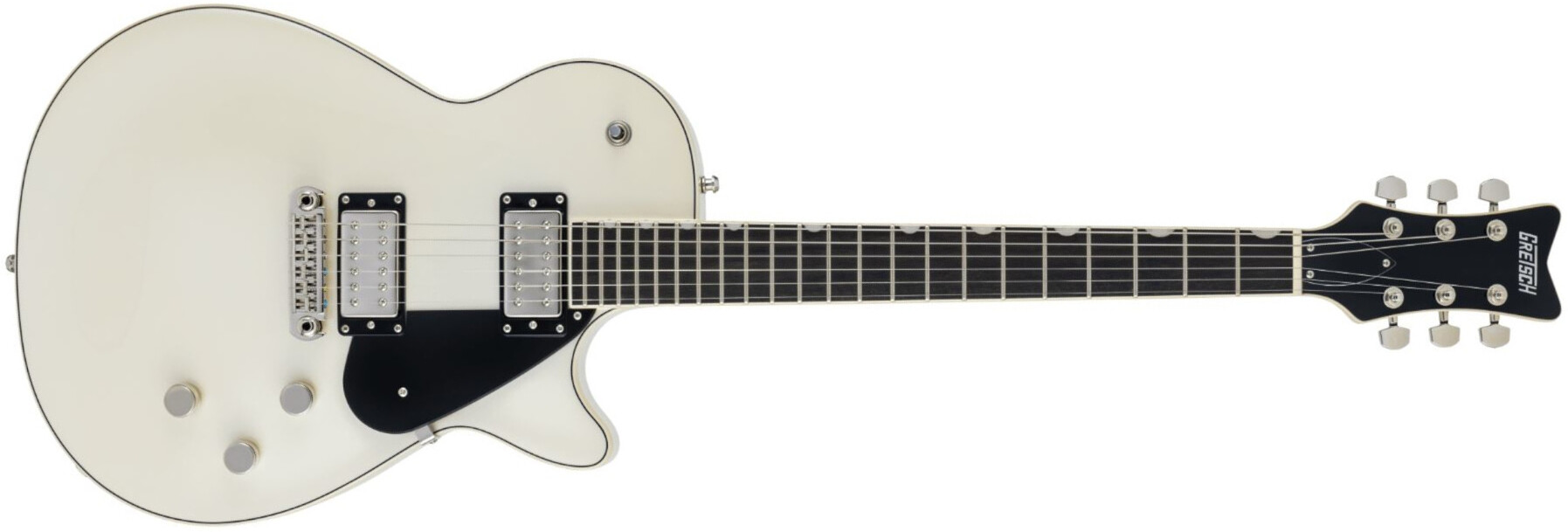 Gretsch Electromatic Premier Jet 2h Ht Eb - 18/03 - Vintage Pearl - Single cut electric guitar - Main picture