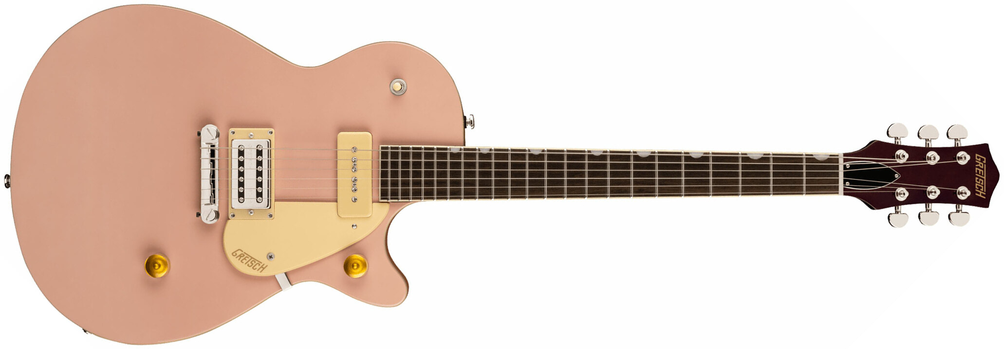 Gretsch G2215-p90 Streamliner Junior Jet Club Hs Ht Lau - Shell Pink - Single cut electric guitar - Main picture