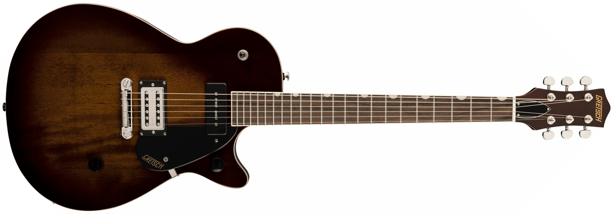 Gretsch G2215-p90 Streamliner Junior Jet Club Hs Ht Lau - Havana Burst - Single cut electric guitar - Main picture