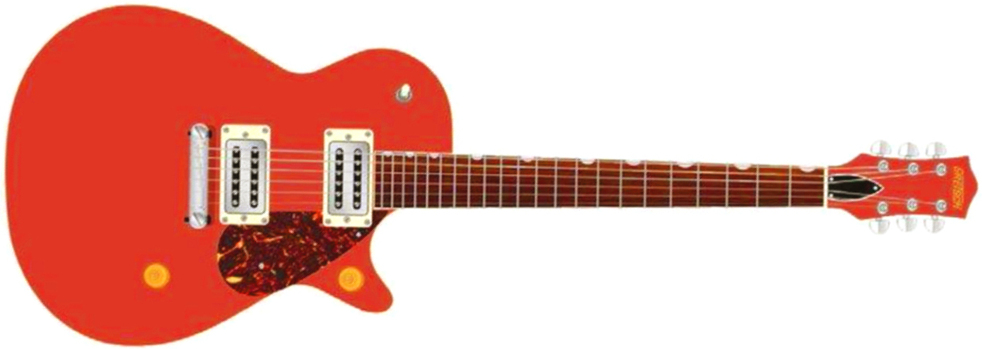 Gretsch G2217 Streamliner Junior Jet Club Ltd Hh Ht Lau - Fiesta Red - Single cut electric guitar - Main picture