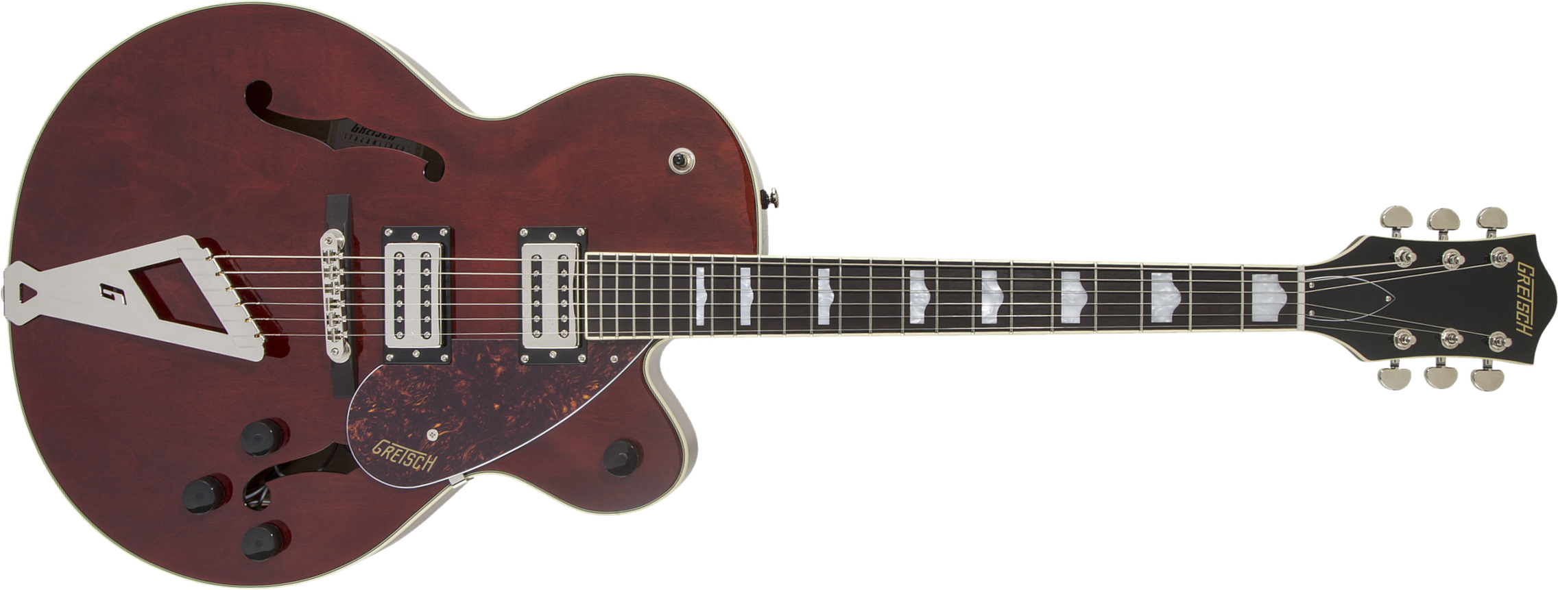 Gretsch G2420 Streamliner Hollow Body With Chromatic Ii Hh Ht Lau - Walnut - Semi-hollow electric guitar - Main picture