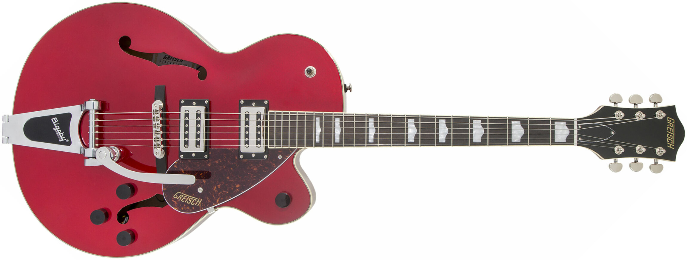 Gretsch G2420t Streamliner Hollow Body Bigsby Hh Trem Lau - Candy Apple Red - Semi-hollow electric guitar - Main picture