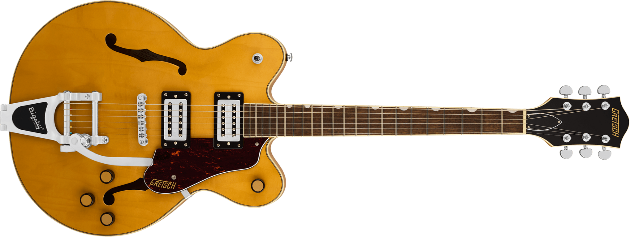 Gretsch G2622t Center Block Dc Bigsby Streamliner 2h Trem Lau - Village Amber - Semi-hollow electric guitar - Main picture