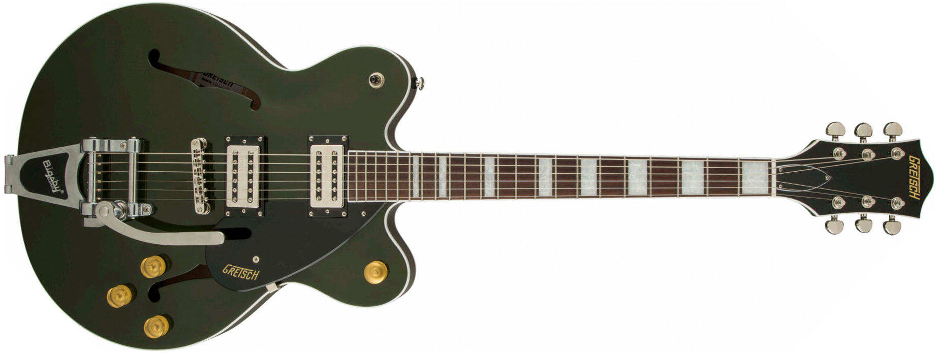 Gretsch G2622t Streamliner Center Block Bigsby - Torino Green - Semi-hollow electric guitar - Main picture