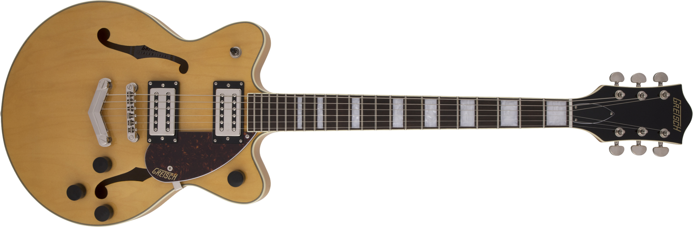 Gretsch G2655 Streamliner Center Block Jr Stoptail Hh Ht Lau - Village Amber - Semi-hollow electric guitar - Main picture