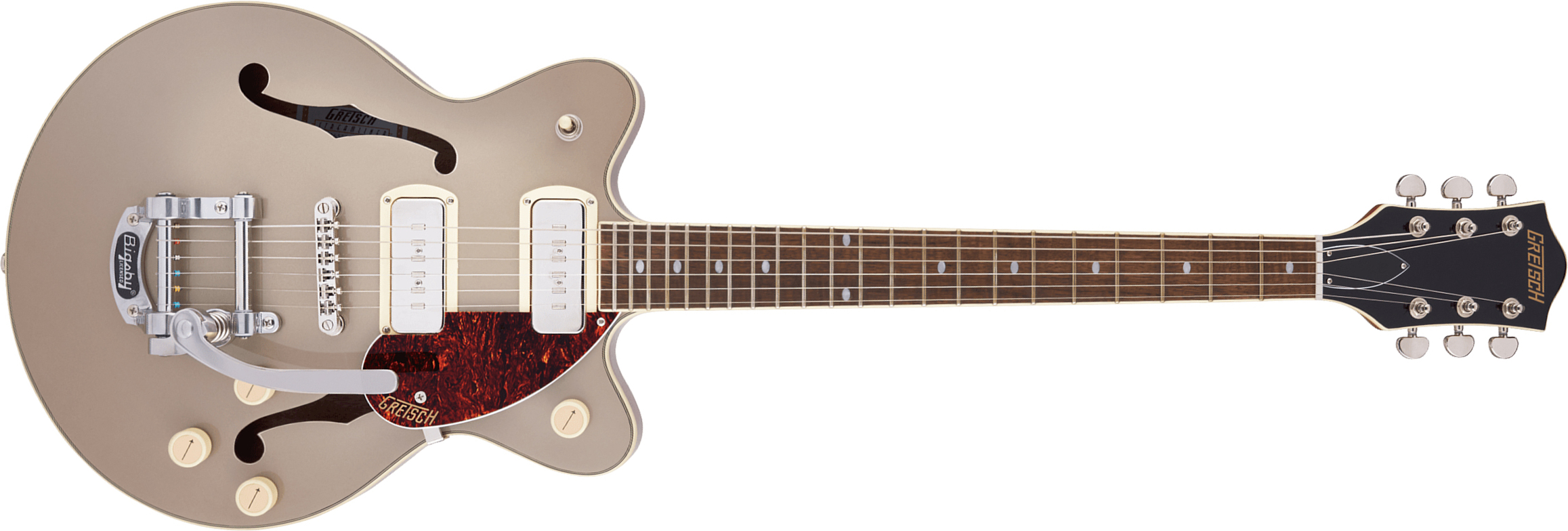 Gretsch G2655t-p90 Streamliner Center Block Jr Dc Bigsby Ss Trem Lau - Semi-hollow electric guitar - Main picture